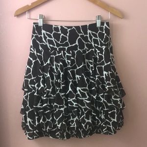Animal print skirt